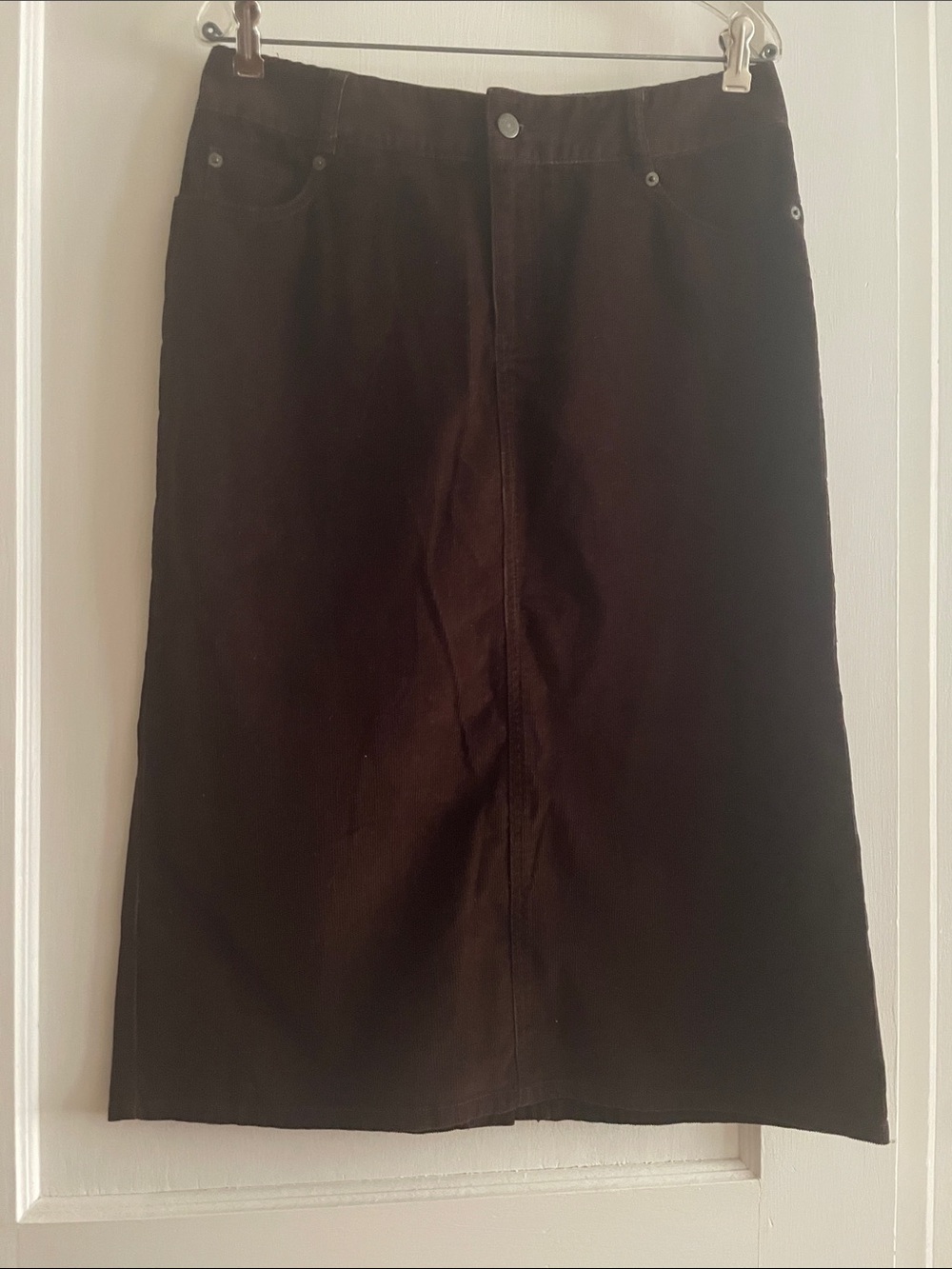 Eddie Bauer Brown Midi Skirt